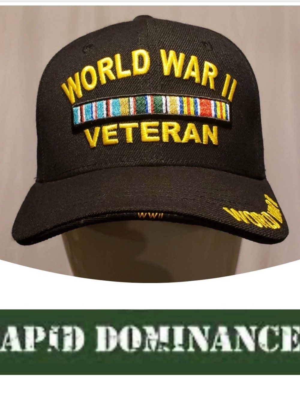 Rapid Dominance World War II Veteran Cap